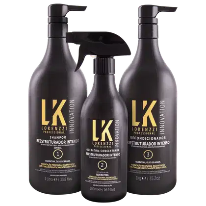 Imagem do produto Kit Lokenzzi Reestruturador Intenso Salon (3 Produtos)