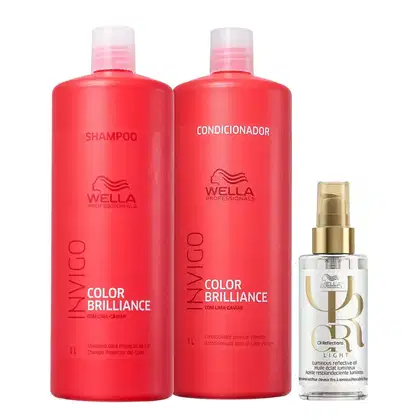 Imagem do produto Kit Wella Professionals Oil Reflections Light Invigo Color Brilliance (3 Produtos)
