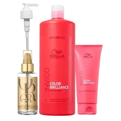 Imagem do produto Kit Wella Professionals Brilliance Reflections + Válvula Pump (3 Produtos)