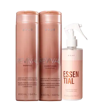 Imagem do produto Kit Braé Essential Hair Repair Revival (3 Produtos)