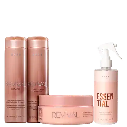Imagem do produto Kit Braé Revival Essential Hair Repair (4 Produtos)