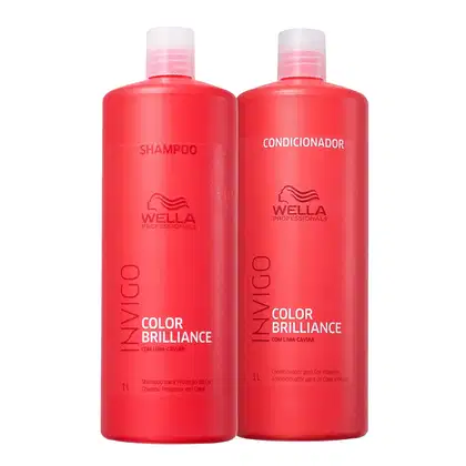 Imagem do produto Kit Wella Professionals Invigo Color Brilliance Big Duo (2 Produtos)