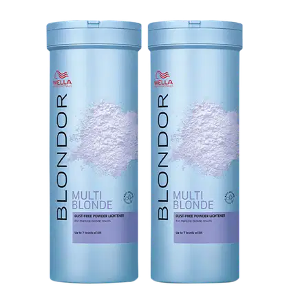 Imagem do produto Kit Wella Professionals Blondor Descolorante em Pó Dust-Free 2x400g