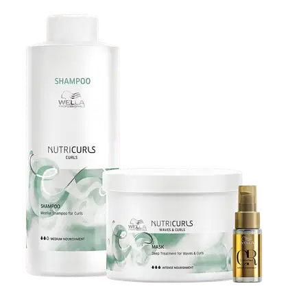 Imagem do produto Kit Wella Professionals Nutricurls Reflections (3 Produtos)