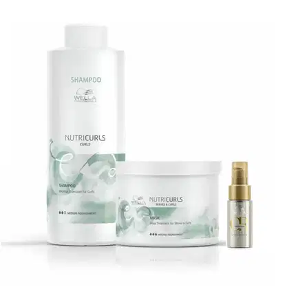 Imagem do produto Kit Wella Professionals Nutricurls Reflections Light (3 Produtos)