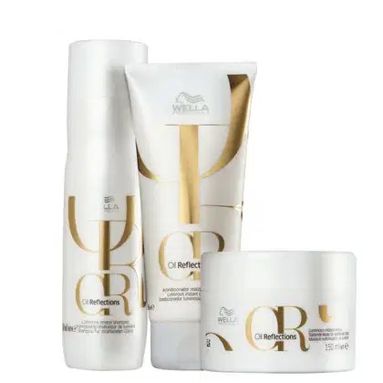 Imagem do produto Kit Wella Professionals Oil Reflections Tratamento (3 Produtos)