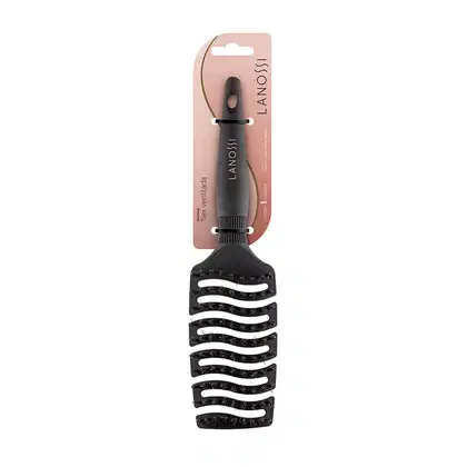Imagem do produto Lanossi com Cerdas Mistas  - Escova de Cabelo Ventilada Flexível