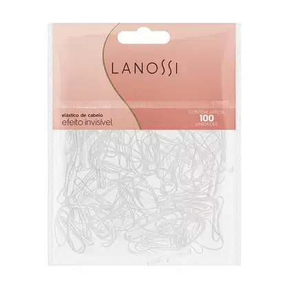 Imagem do produto Lanossi Silicone Transparente - Elástico de Cabelo (100 Unidades)