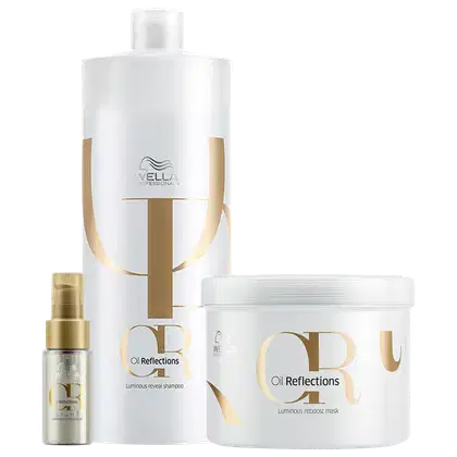 Imagem do produto Kit Wella Professionals Oil Reflections Salon Trio (3 Produtos)