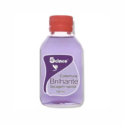 Imagem do produto Esmalte 5 Cinco Cobertura Brilhante Secagem Rapida