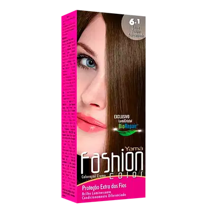 Imagem do produto Yamá Fashion Color 6.1 Louro Escuro Acinzentado - Coloração em Creme