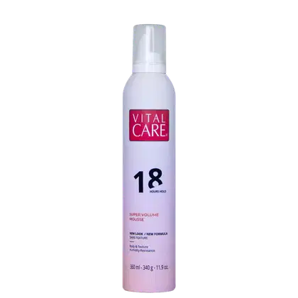 Imagem do produto Vital Care 18 Hours Hold Super Volume - Mousse Capilar 340g