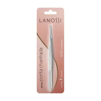 Imagem do produto Lanossi em Aço Inox - Pinça com Ponta Chanfrada