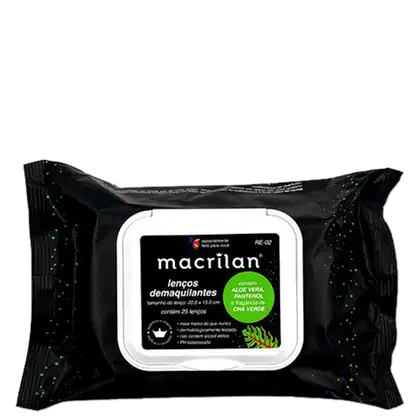 Imagem do produto Macrilan Aloe Vera - Lenço Demaquilante (25 Unidades)