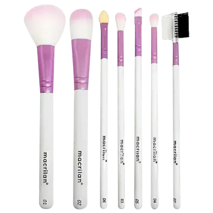 Imagem do produto Kit Macrilan Pincéis + Porta-Pincel KP9-3R (8 Produtos)