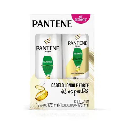 Imagem do produto Kit Pantene Restauração - Shampoo 175ml + Condicionador 175ml