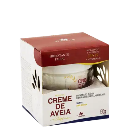 Imagem do produto Davene Creme de Aveia Suave FPS 15 - Hidratante Facial 50g