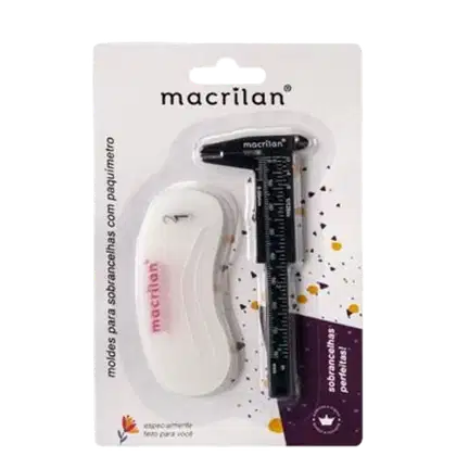 Imagem do produto Macrilan Ac-06 - Molde Para Sobrancelhas com Paquímetro