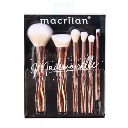 Imagem do produto Kit Macrilan Mademoiselle ED004 - Pincéis para Maquiagem (6 Produtos)