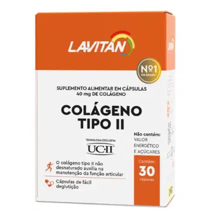 Imagem do produto Cimed Lavitan Colágeno Tipo II - Suplemento Alimentar (30 Cápsulas)