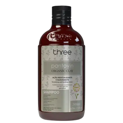 Imagem do produto Three Therapy Pantovin Organic Clay - Shampoo 500ml