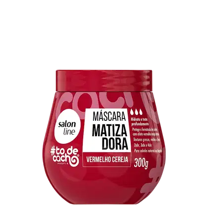 Imagem do produto Salon Line #Todecacho Vermelho Cereja - Máscara Matizadora 300g