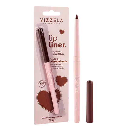 Imagem do produto Vizzela Cosméticos Lipliner 08 Determinada - Lapiseira Labial 0,24g