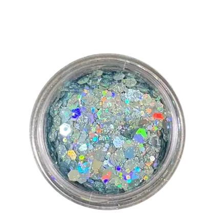 Imagem do produto Make A Holo Prata - Glitter Flocado 3g