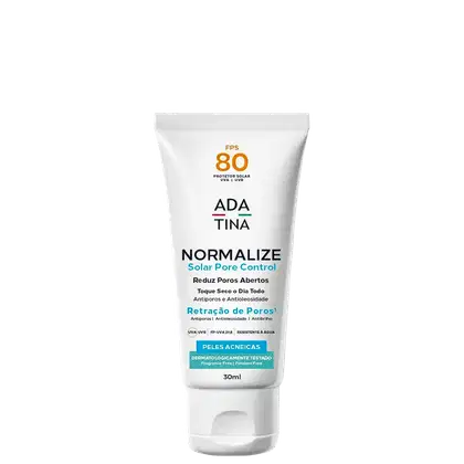 Imagem do produto Ada Tina Normalize Solar Pore Control FPS 80 - Protetor Solar Facial 30ml