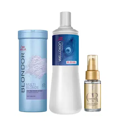 Imagem do produto Kit Wella Professionals Descoloração 20 Vol. + Oil Reflections Trio (3 Produtos)