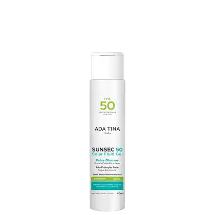 Imagem do produto Ada Tina Sunsec Solar Fluid Gel FPS 50 - Protetor Solar  40ml