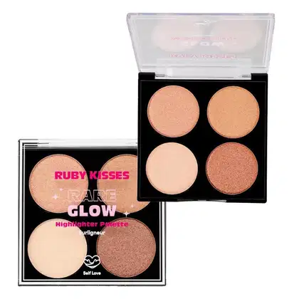 Imagem do produto Ruby Kisses Rare Glow - Paleta de Iluminador 8g