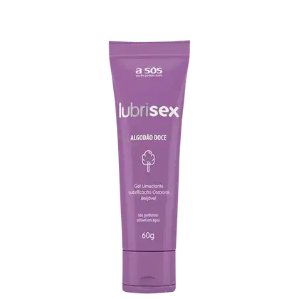 Imagem do produto A Sós Lubrisex Algodão Doce - Gel Lubrificante 60g