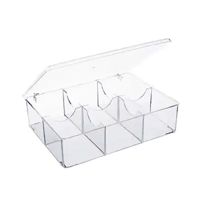 Imagem do produto Acrílico Store com 6 Divisórias - Caixa Organizadora