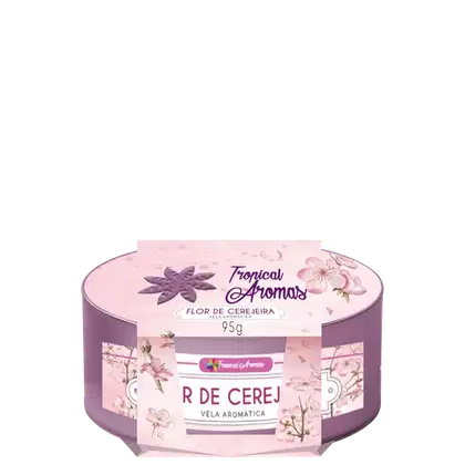 Imagem do produto Tropical Aromas Flor de Cerejeira - Vela Aromática 95g