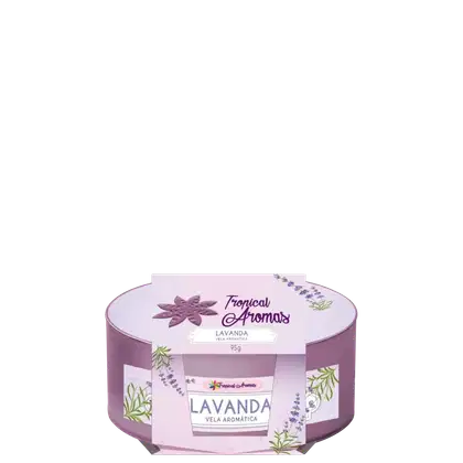 Imagem do produto Tropical Aromas Lavanda - Vela Aromática 95g