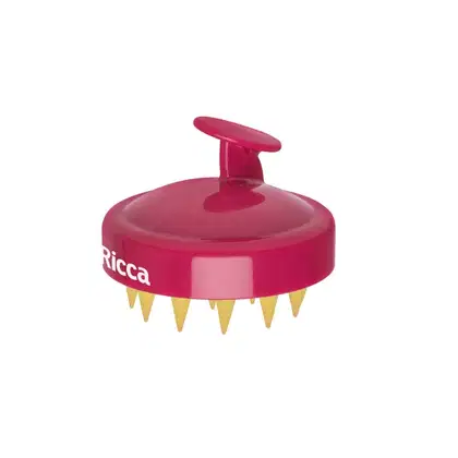 Massageador de Couro Cabeludo Shampoo Brush, da marca Ricca.