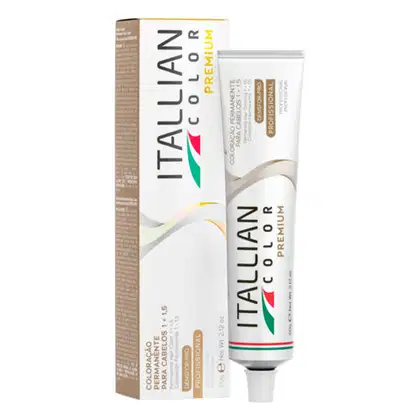 Imagem do produto Itallian Hairtech Color Premium Loiro Escuro Vermelho Intenso 6.66 - Tintura Permanente 60g