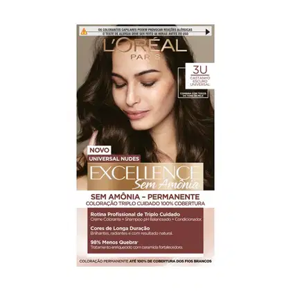 Imagem do produto Coloração Imédia Sem Amônia Excellence Universal Nudes Shade Castanho Escuro 3U