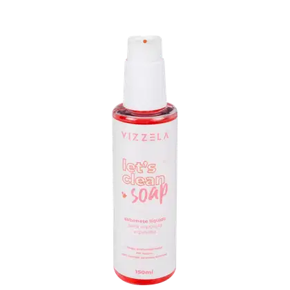 Imagem do produto Vizzela Cosméticos Let's Clean Soap - Sabonete Líquido para Esponjas e Pincéis 150ml