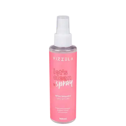Imagem do produto Vizzela Cosméticos Let's Clean - Spray Limpador para Pincéis 150ml