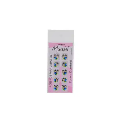 Imagem do produto Muah! 3D - Adesivo Decorativo para Unhas