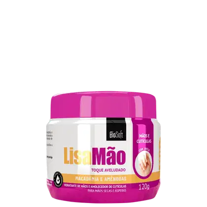 Imagem do produto Bio Soft Lisa Mão Macadâmia e Amêndoas - Creme para as Mãos e Cutículas 120g