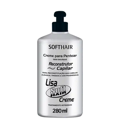 Imagem do produto Soft Hair Lisa Creme - Creme de Pentear Reconstrutor  280ml