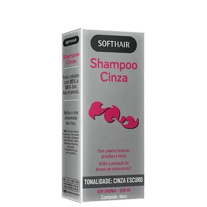 Imagem do produto Soft Hair Cinza Escuro - Shampoo 60ml