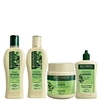 Imagem do produto Kit Bio Extratus Jaborandi Antiqueda Fortalecedor (4 Produtos)