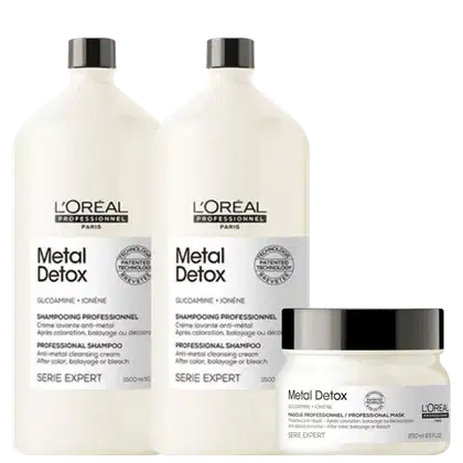 Imagem do produto Kit L'Oréal Professionnel Metal Detox Trio Salon (3 Produtos)