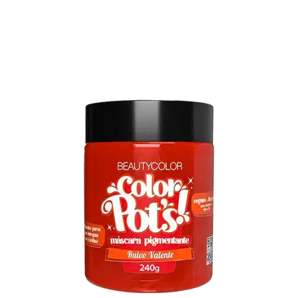 Imagem do produto BeautyColor Color Pot's Ruivo Valente - Máscara Pigmentante 240g