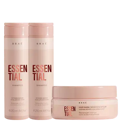 Imagem do produto Kit Braé Essential Limpa e Repara (3 Produtos)