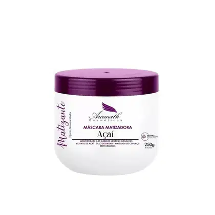 Imagem do produto Aramath Cosméticos Matizante Açaí - Máscara Matizadora 250g